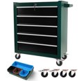 WEILAI 5Drawers Rolling Tool Chest Tool on Wheels with Keyed