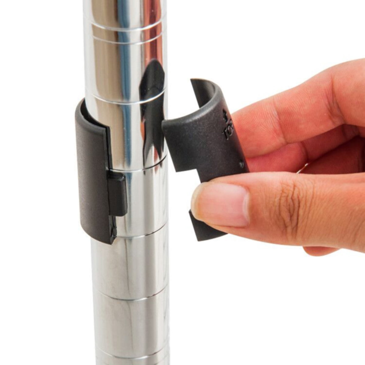 WEILAI 5Tier NSFCertified Steel Wire Shelving with Wheels Chrome