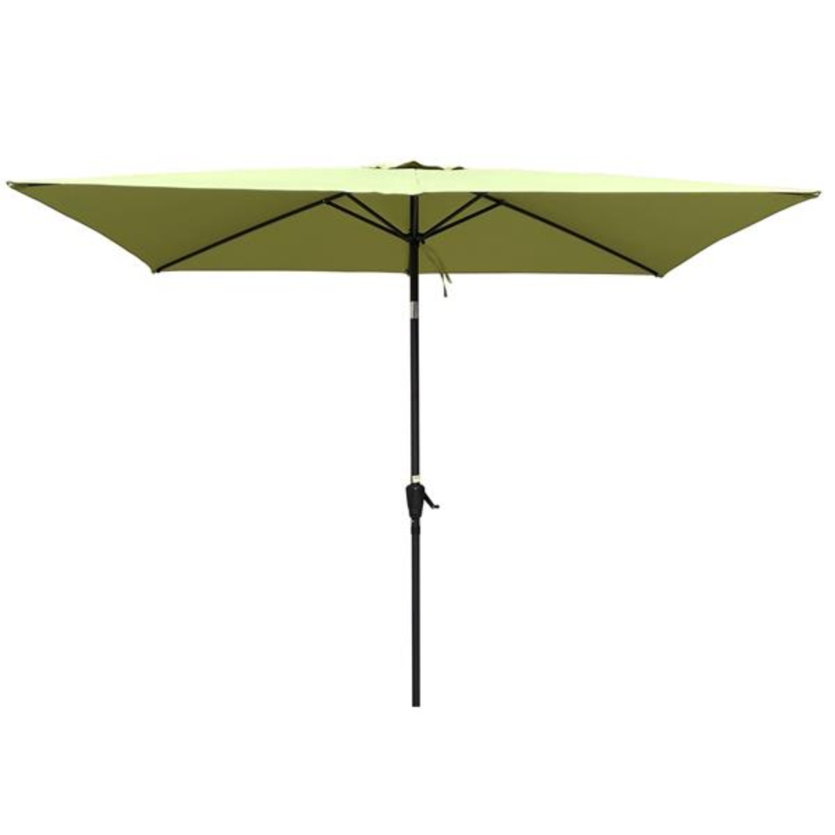 WEILAI 6 x 9ft Patio Umbrella Outdoor Waterproof Umbrella with Crank