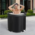 WEILAI Ice Bath Tub for Athletes with Cover 85 Gallons Cold Plunge Tub