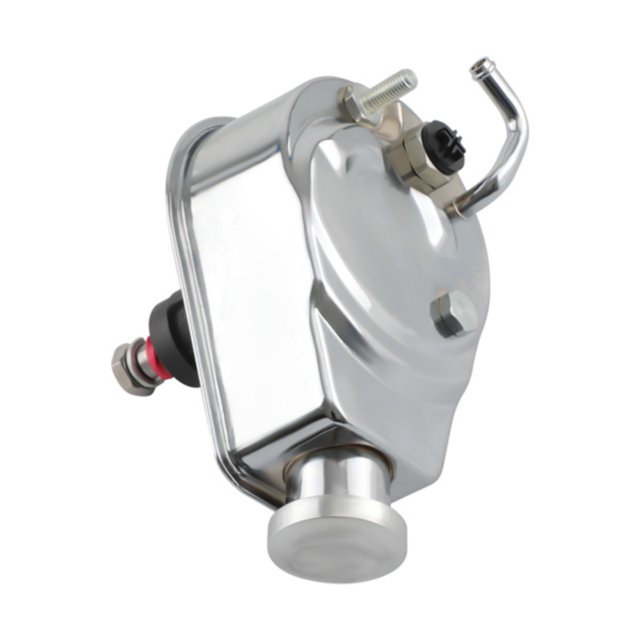 WEILAI Power Steering Pump for Chevy BBC SBC 350 454 Chrome Saginaw 5/8