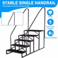 WEILAI RV Stairs 5 Step Ladder RV Steps AntiSlip Hot Tub Steps with