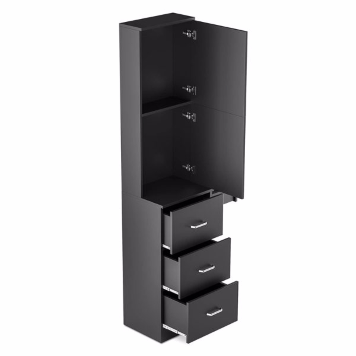 WEILAI Salon Stations for Hair Stylist Salon Storage w/Appliance
