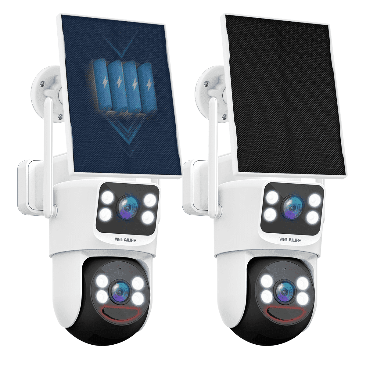 【Auto Tracking & 2-Way Audio】 4MP Solar Powered Extend PTZ Camera ...