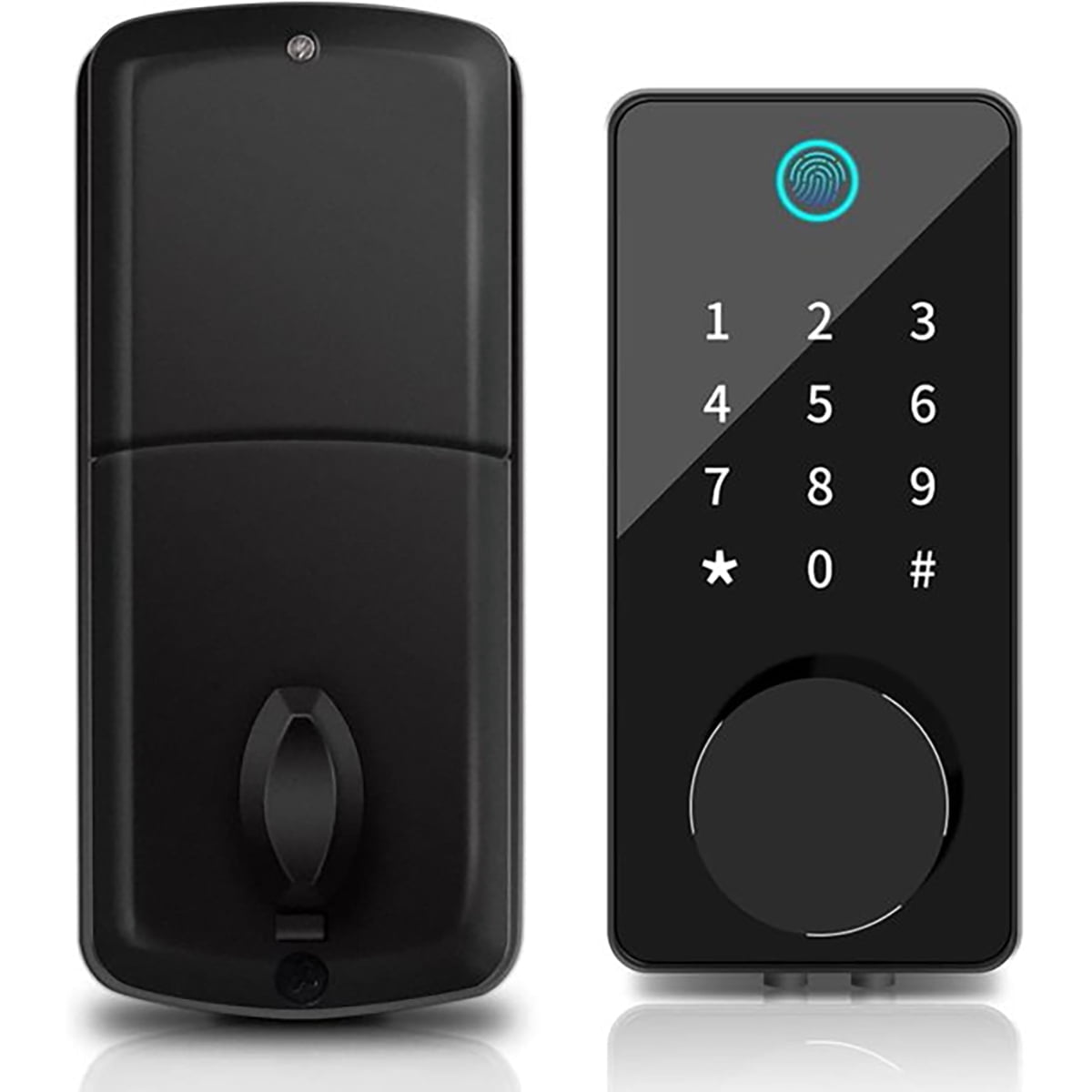 WEILAILIFE, Smart Lock Keyless Entry, Code Length 38mm-48mm, Black ...
