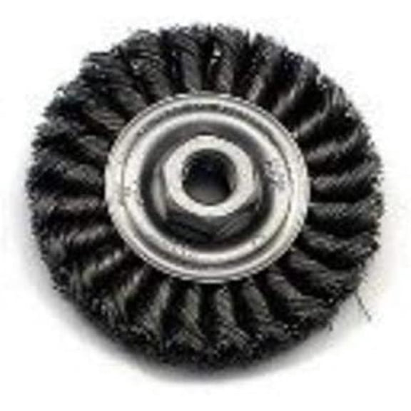 Weiler Twist Knot Wire Wheel - Standard Twist, 20000 Rpm, Coarse - 4 In.