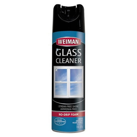 WEIMAN-2PK Foaming Glass Cleaner, 19 Oz Aerosol Spray Can