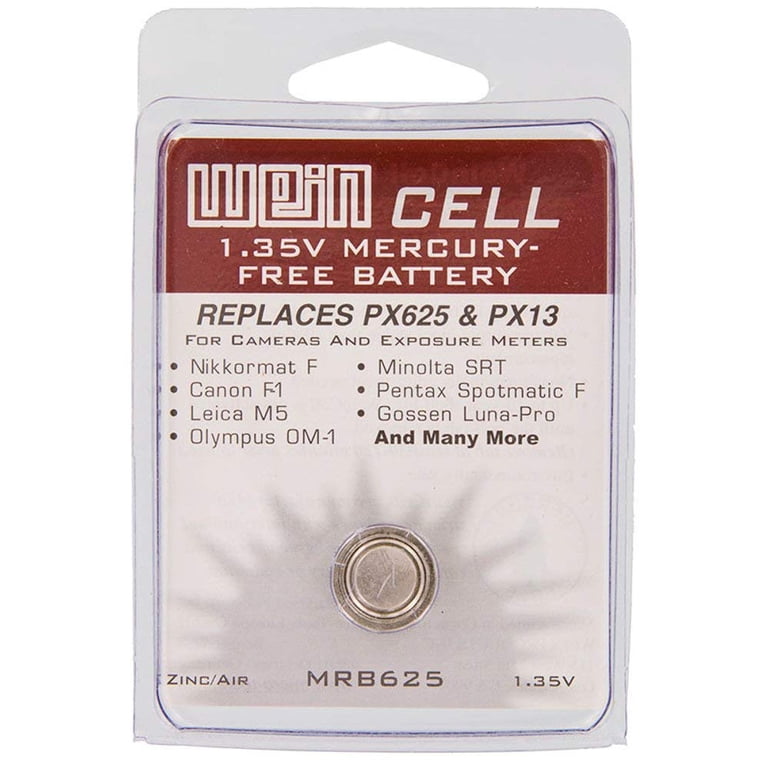 WEIN WeinCell 1.35 V Zinc-Air Battery, Compatible with PX625, PX13