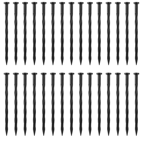 WEIOUKC 30 Pack 8"Landscape Anchoring Spikes, Heavy-Duty Paver Edging & Garden Fabric Spikes for Garden Lawn Yard, Paver, Weed Barrier, Artificial Turf