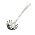 thumbnail image 1 of WEIOUKC 304 Stainless Steel Pasta Spoon with Teeth,Noodle Fork & Strainer for Spaghetti, Dumplings, Ice Cubes,Kitchen Utensil, 1 of 4