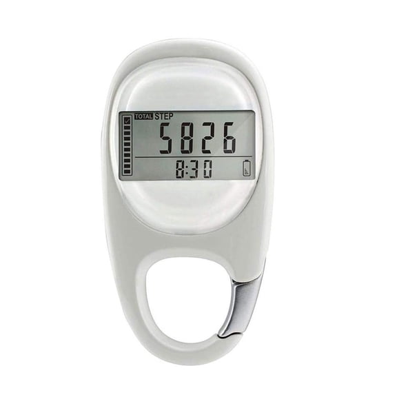 WEIOUKC 3D Pedometer for Walking Steps Miles, Distance Tracking for Men, Women & Kids, Tracks Steps & Distance