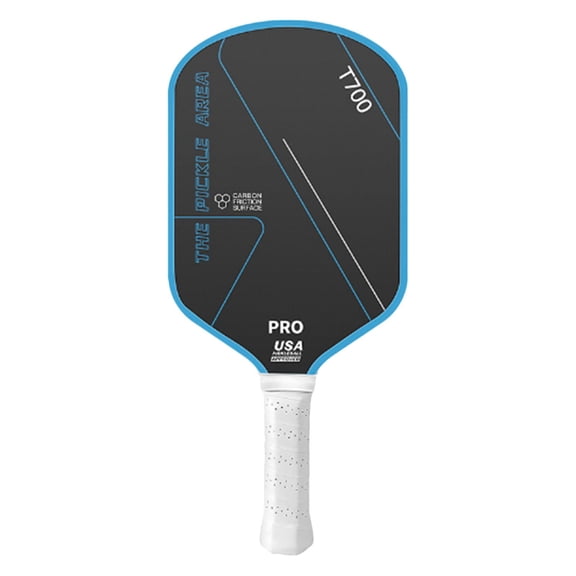 WEIOUKC Carbon Fiber Pickleball Paddle, Lightweight Pickleball Paddle with Textured Surface, Honeycomb Core and Comfortable Grip, for Family Fun & All Skill Levels