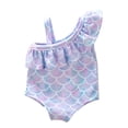 thumbnail image 1 of WEIOUKC Cute One-Piece Swimsuit for 18-Inch Dolls, Handmade Cotton Doll Clothes Accessory, Machine Washable Pretend Play Outfit for Little Ones, 1 of 2