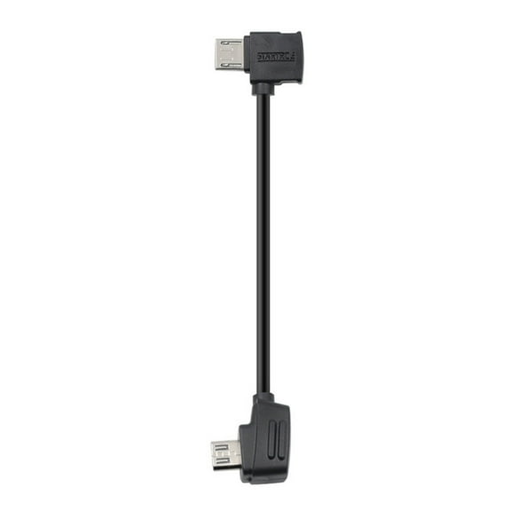WEIOUKC Mavic Mini Remote Controller Data Transfer Cable, 10cm OTG Cord Accessory with Type-C & Micro USB Connectors for Spark Air Pro