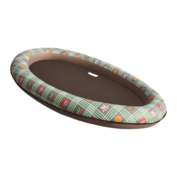 WEIOUKC Dog Float for Pool, Inflatable Dog Pool Float, Floating Bed Mat for Swimming & Lake Use, Durable Floatie with Cooling Drain Holes, Summer Water Lounger for Dogs