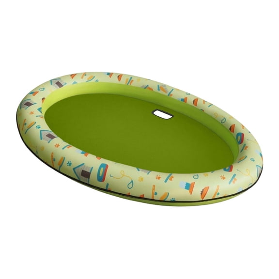 WEIOUKC Dog Float for Pool, Inflatable Dog Pool Float, Floating Bed Mat for Swimming & Lake Use, Durable Floatie with Cooling Drain Holes, Summer Water Lounger for Dogs
