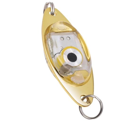 WEIOUKC LED Underwater Fishing Lures,LED Lighted Bait Flasher,Fish Eye Attractive Light,Realistic Swimming Action Swimbait, Durable Artificial Bait