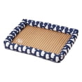 thumbnail image 1 of WEIOUKC Pet Cooling Mat for Dogs Cats, Summer Rattan Woven Cooling Bed, Breathable Anti- Bottom Pet Cooling Pad,for Dogs & Cats, Washable Non- Square Rattan Bed with Edge, 1 of 4