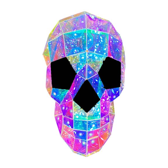 WEIOUKC RGB Gradient LED Desk Light Ornament with Color Changing Design, Halloween Lamp for Desktop and Party Ambiance Display, Perfect for Autumn Seasonal Home Decor and Spooky Nighttime