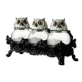 thumbnail image 1 of WEIOUKC Set of 3 Witchy Owl Glass Storage Jars with Owl Lids, Gothic Kitchen Food Containers with Decorative Stand, Resin Owl Head Lids, Versatile Spice Seasoning Canisters for Home Decor, 1 of 4