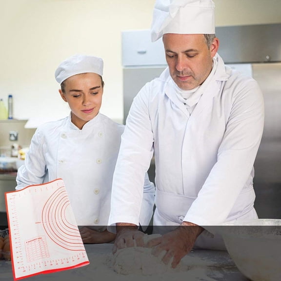 WEIOUKC Silicone Baking Mat,Rolling Dough with Measurements,Non- Food-Grade Baking Fondant Dough Rolling Sheet for Countertop
