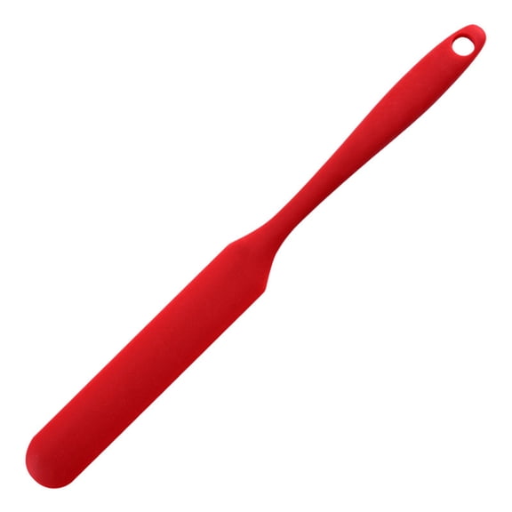 WEIOUKC Silicone Jar Scraper with Long Handle,Cake & Butter Spreader with Ergonomic Handle for Icing, Mixing & Baking, Heat-Resistant Kitchen Utensil
