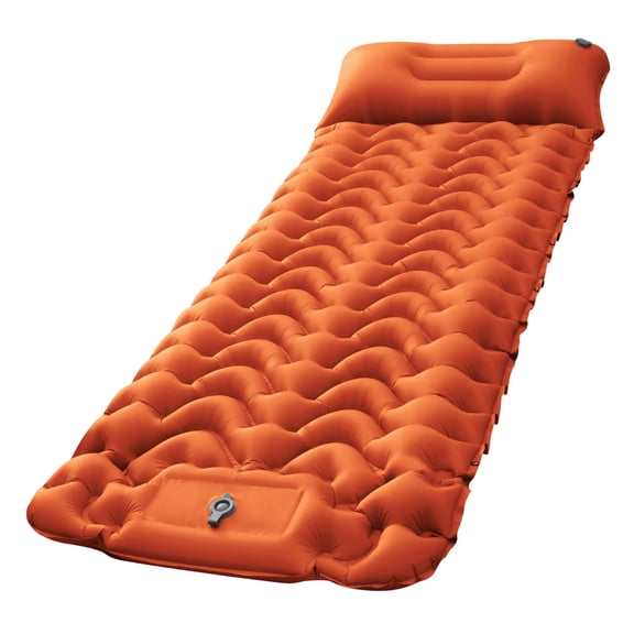 WEIOUKC Sleeping Pad, Ultralight Inflatable Sleeping Pad for Camping,Lightweight Air Mattress, 3.1” Thick, 40D Nylon, Puncture-Proof, Expands into Mat