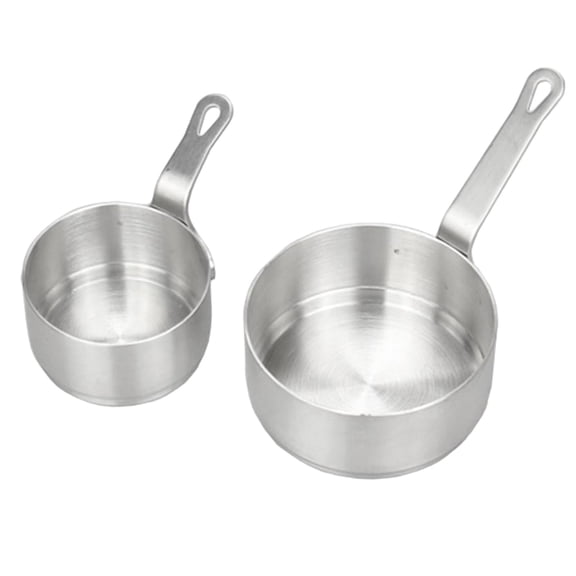 WEIOUKC Stainless Steel Dipping Sauce Cup with Handle Seasoning Storage Holder, for Restaurants Homes and Parties for Ketchup Jam and Condiments