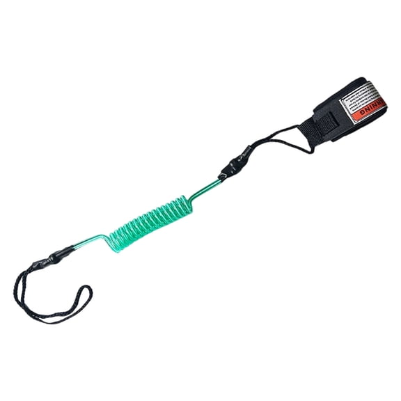 WEIOUKC Surfboard Leash, Straight Surf Board Leg Rope with Wrist/Ankle Strap, Universal Fit Surf Cord for Kids & Adults