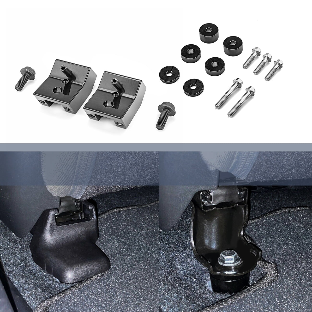 WEISEN CNC Front Rear Seat Riser Spacer Lift Kit Fit Toyota Tacoma Tundra 4Runner FJ Cruiser Captain s chairs