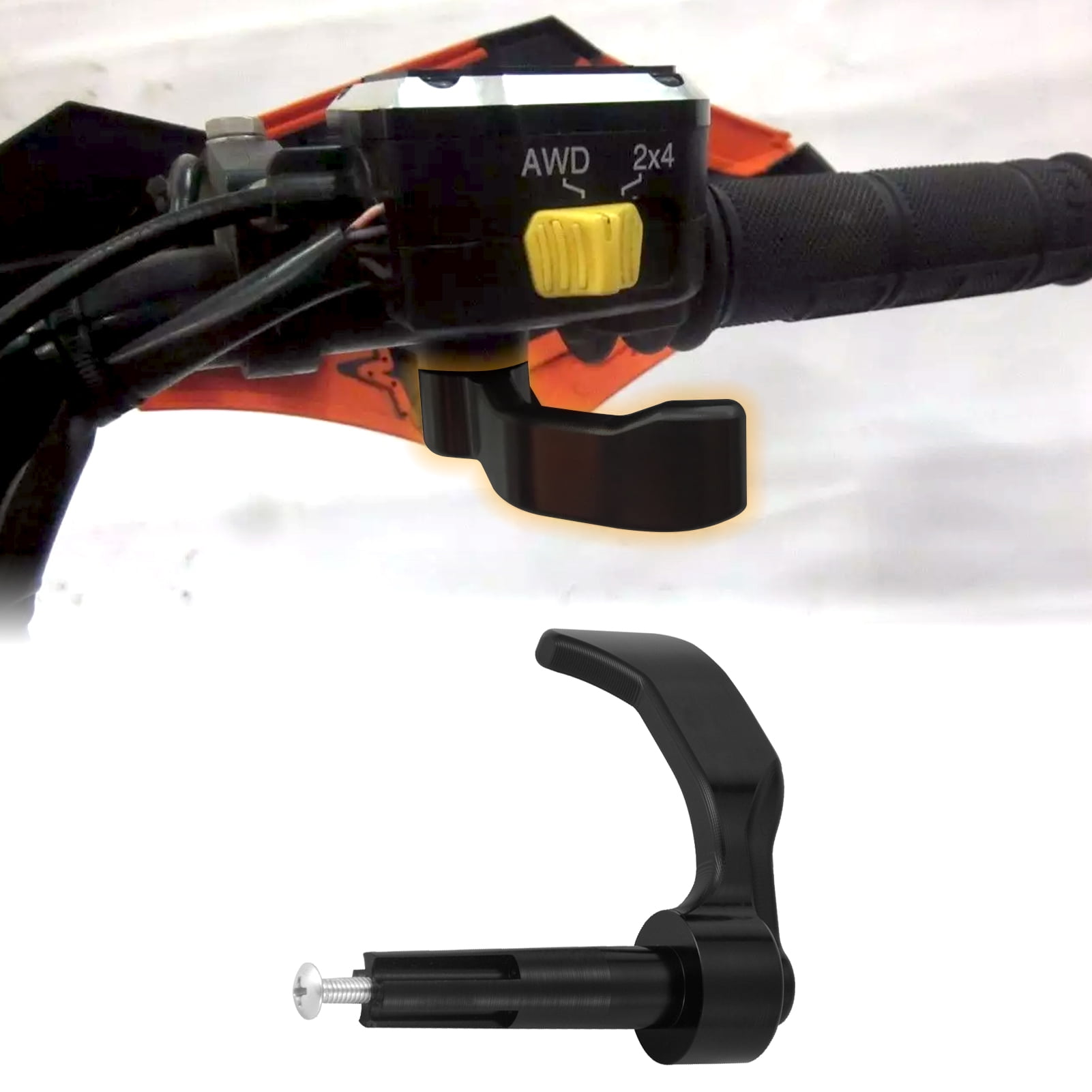 Throttle Lock Black Aluminum Thumb Throttle For Polaris Sportsman