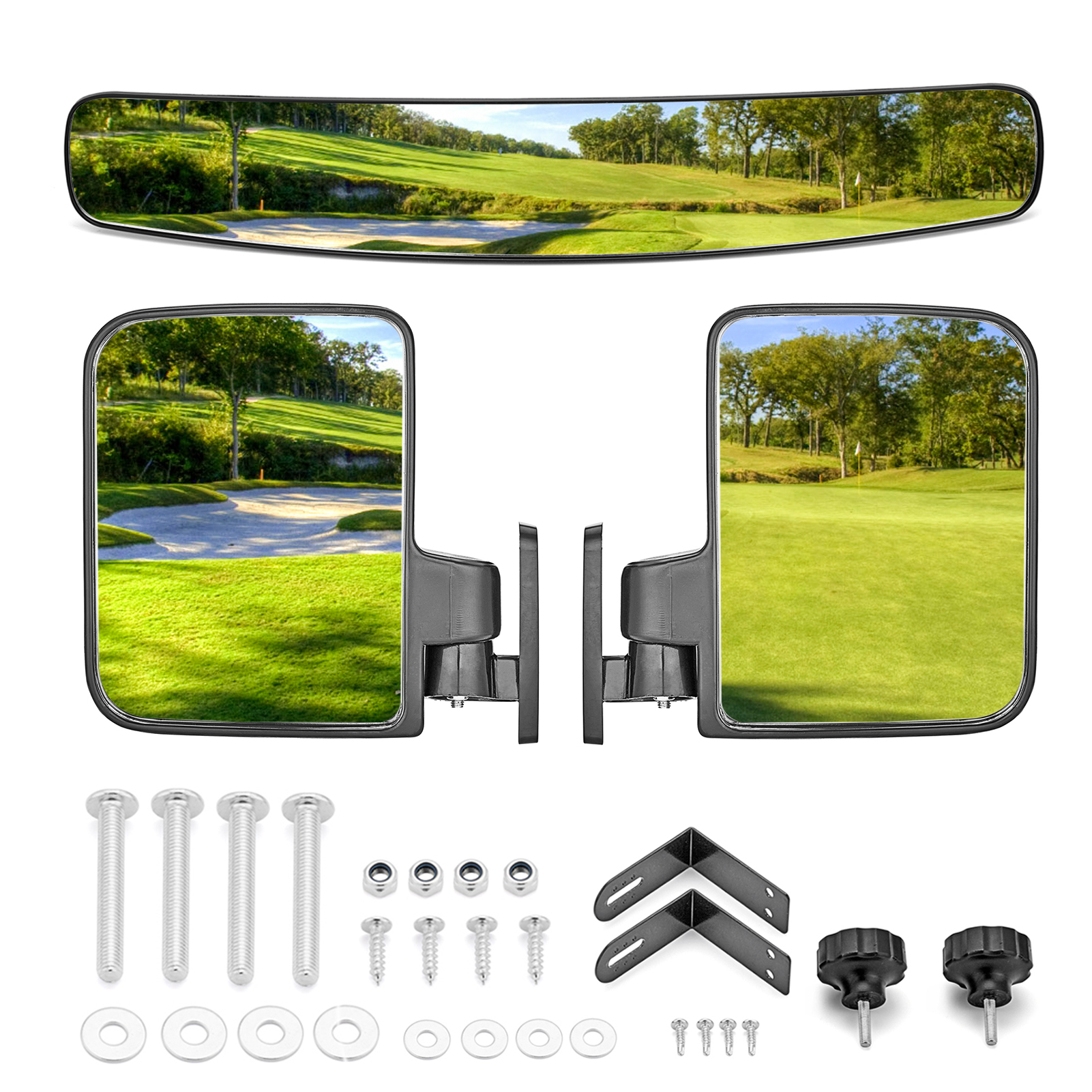 10L0L Golf Cart Mirror, Interior Rear View Mirrors for EZGO Club Car