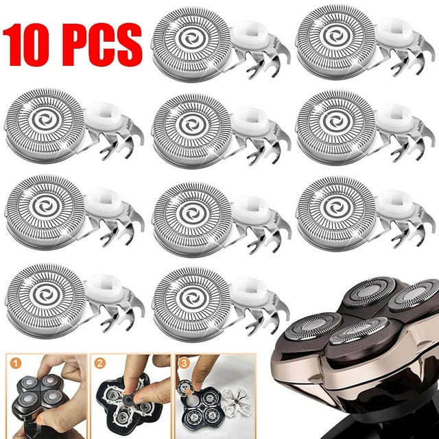 WEISIPU 10 PCS Replacement Blades for Pitbull Skull Shaver Platinum Gold Silver Butterfly