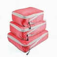thumbnail image 1 of WEISIPU 3PCS Compression Packing Cubes Expandable Storage Travel Luggage Bags Organizer, 1 of 5