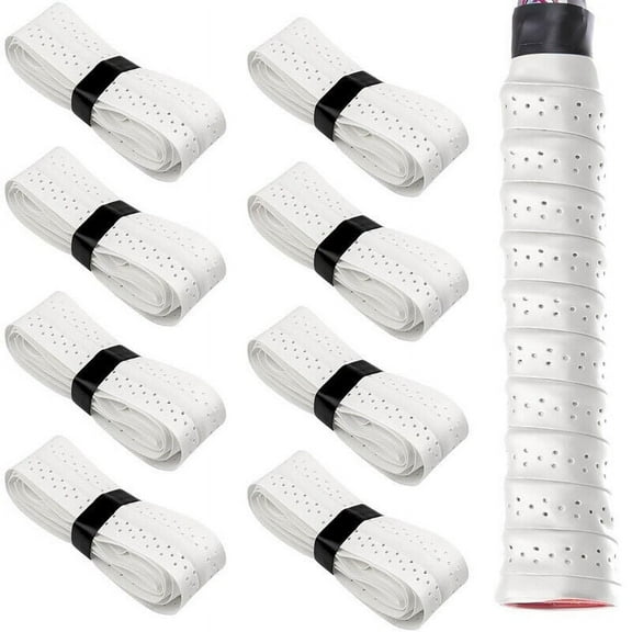 WEISIPU 8x Anti-Slip Absorb Sweat Badminton Racket Grip Tapes Self-Adhesive Tennis Tool Tennis Overgrip Badminton Overgrip Pickleball