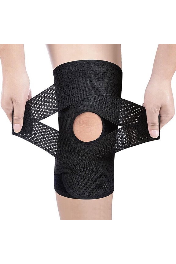 Adjustable Knee Compression Brace Support Strap Arthritis Pain Relief Sport Gym