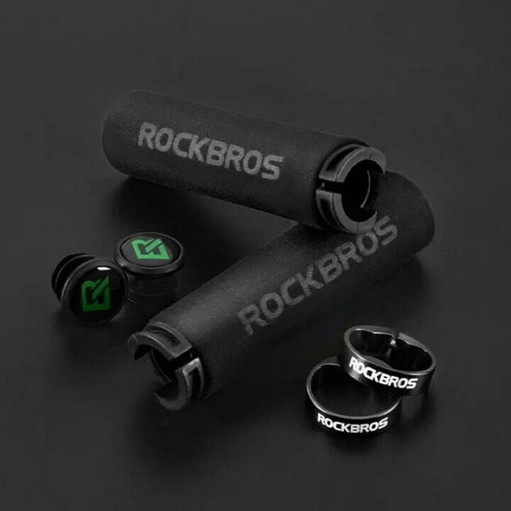 WEISIPU Bike Grips, Soft Foam Handlebar Grips Single Lock-on Comfortable for MTB Bicycle