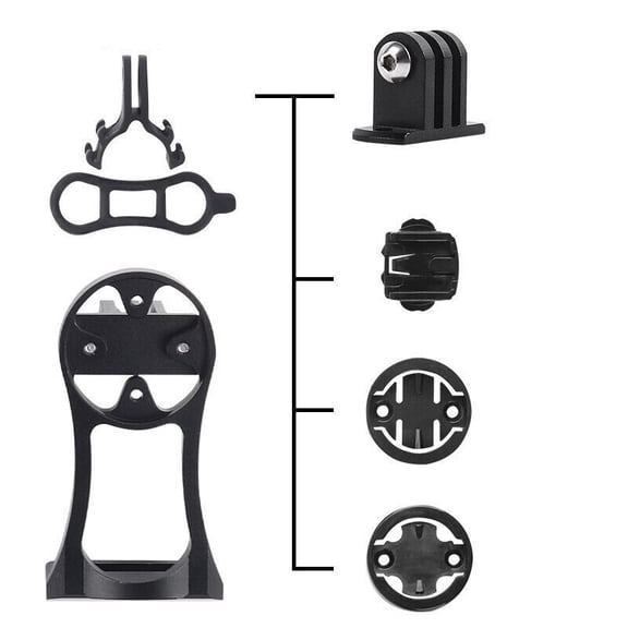 WEISIPU Bike Stem Extension Computer Out Front Mount Holder Fit Garmin Cateye Bryton