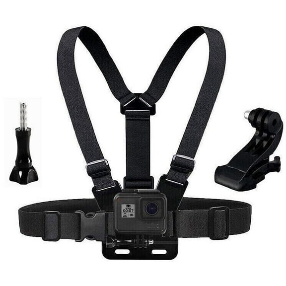 WEISIPU Chest Mount Strap Harness fit GoPro HERO 3 4 5 6 7 8 9 10 with J Hook and screw