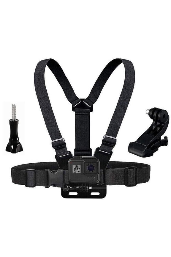 Chest Mount Strap Harness fit GoPro HERO 3 4 5 6 7 8 9 10 with J Hook and screw
