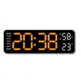 thumbnail image 1 of WEISIPU Digital LED Desk Alarm Clock Large LED Display Wall Clock Temperature Humidity, 1 of 6