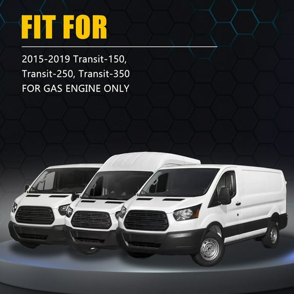 WEISIPU FOR 15-19 FORD TRANSIT 150 250 350HD DRIVER LEFT SIDE PILLAR MOLDING TRIM Black
