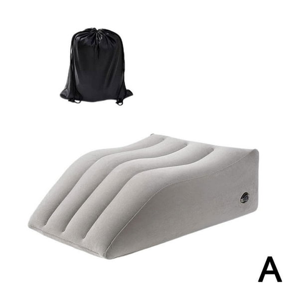 WEISIPU Inflatable Elevated Wedge Tripod Support Pillow Cushion Improves Circulation and Reduces Swelling, Versatile Leg Pillow For Sleeping, Surgery and Injury Recovery