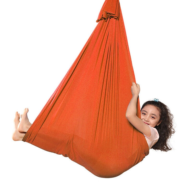 WEISIPU Kids Hammock - Small Camping Hammock, Kids Camping Gear w/Tree Straps and Carabiners for Indoor/Outdoor Use Therapy Kids Autism ADHD Sensory Swing Sling