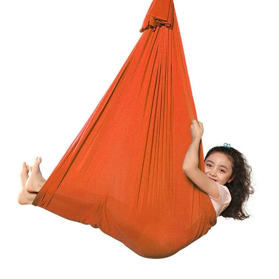 WEISIPU Kids Hammock - Small Camping Hammock, Kids Camping Gear w/Tree Straps and Carabiners for Indoor/Outdoor Use Therapy Kids Autism ADHD Sensory Swing Sling