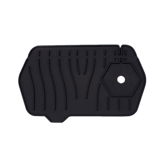 WEISIPU Kitchen Sink Faucet Mat Silicone Non-slip Splash Guard, Bathroom Faucet Water Catcher Mat Soap Sponge Holder, Sink Draining Pad Behind Faucet