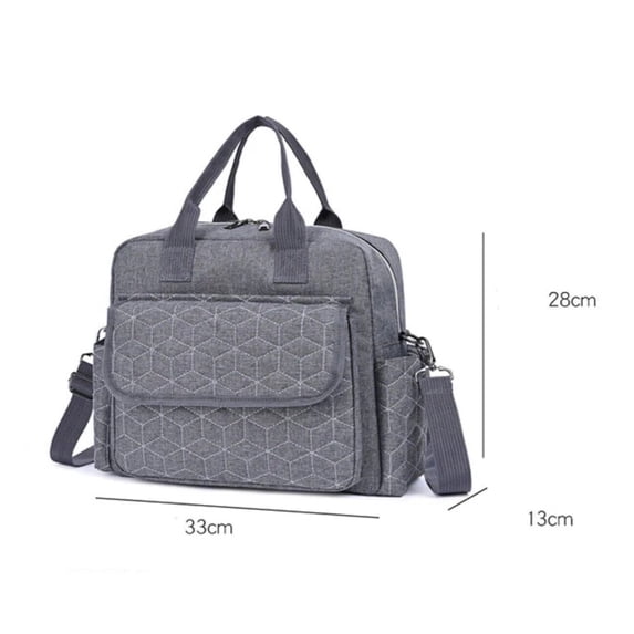 WEISIPU Large Mummy Changing Shoulder Travel Bag Hospital Baby Nappy Tote Handbag