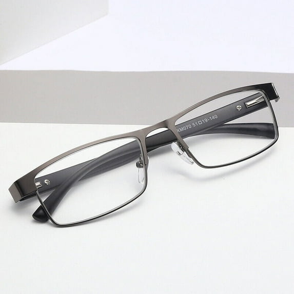 WEISIPU Mens Reading Glasses Designer Business Metal Readers +1.0 1.5 2.0 2.5 3.0 3.5 4