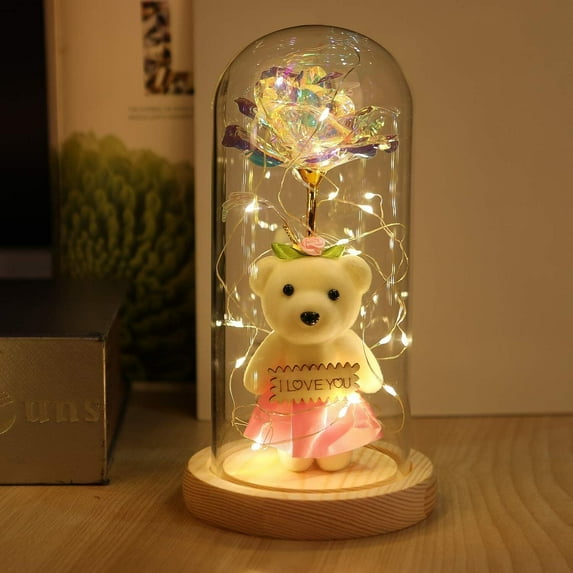 WEISIPU Mothers Day Flowers Gifts For Mom Wife Grandma,Light Up Rose Flower Gifts For Mom, Mother's Day Rose Gifts