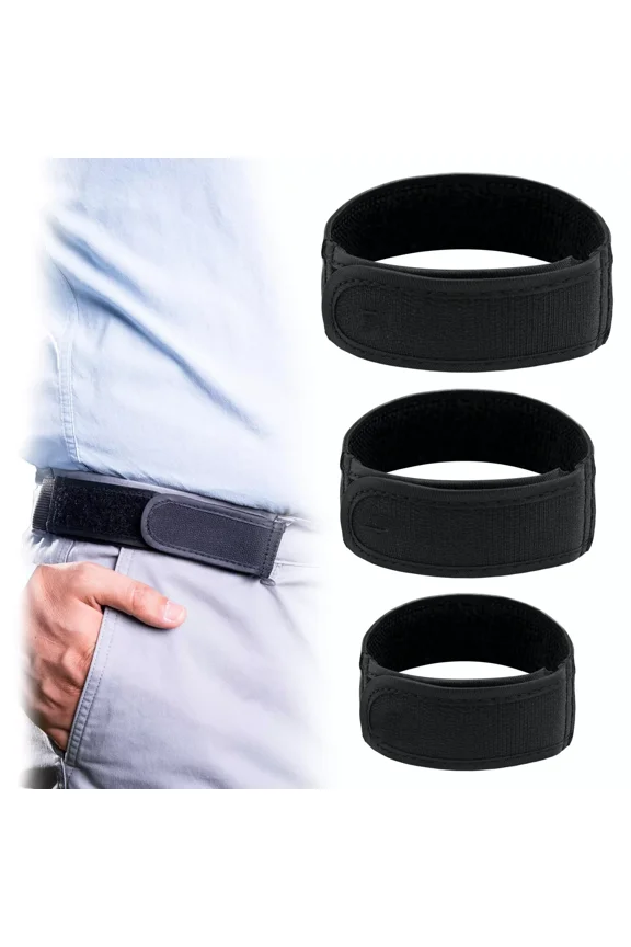 No Buckle Elastic Belts Fits 1 inch Belt Loops Buckle Free Waist Belts